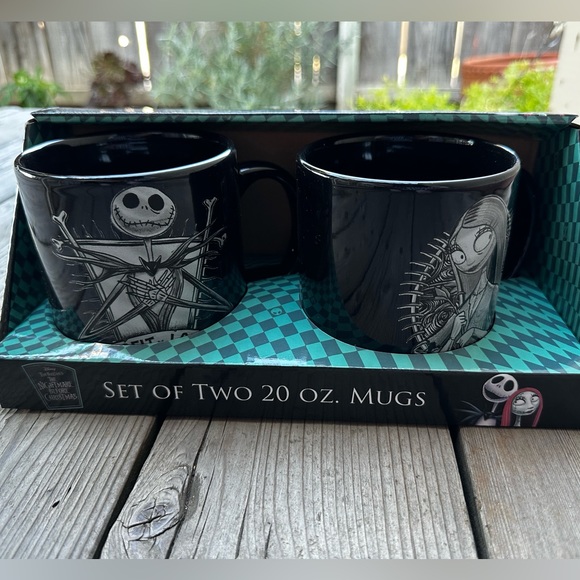 Other - Nightmare before Christmas coffee mug set 20oz
